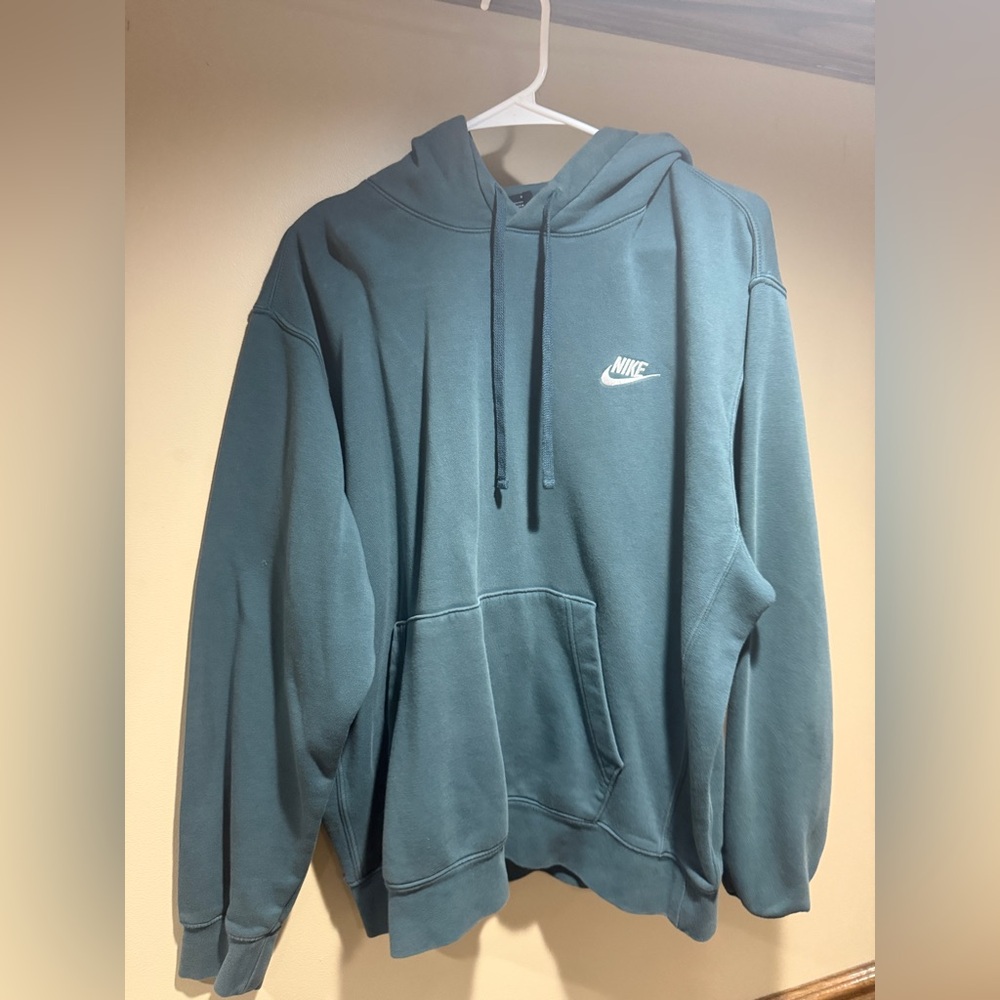 Nike Men's Teal Hoodie